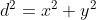 Further simplified distance formula